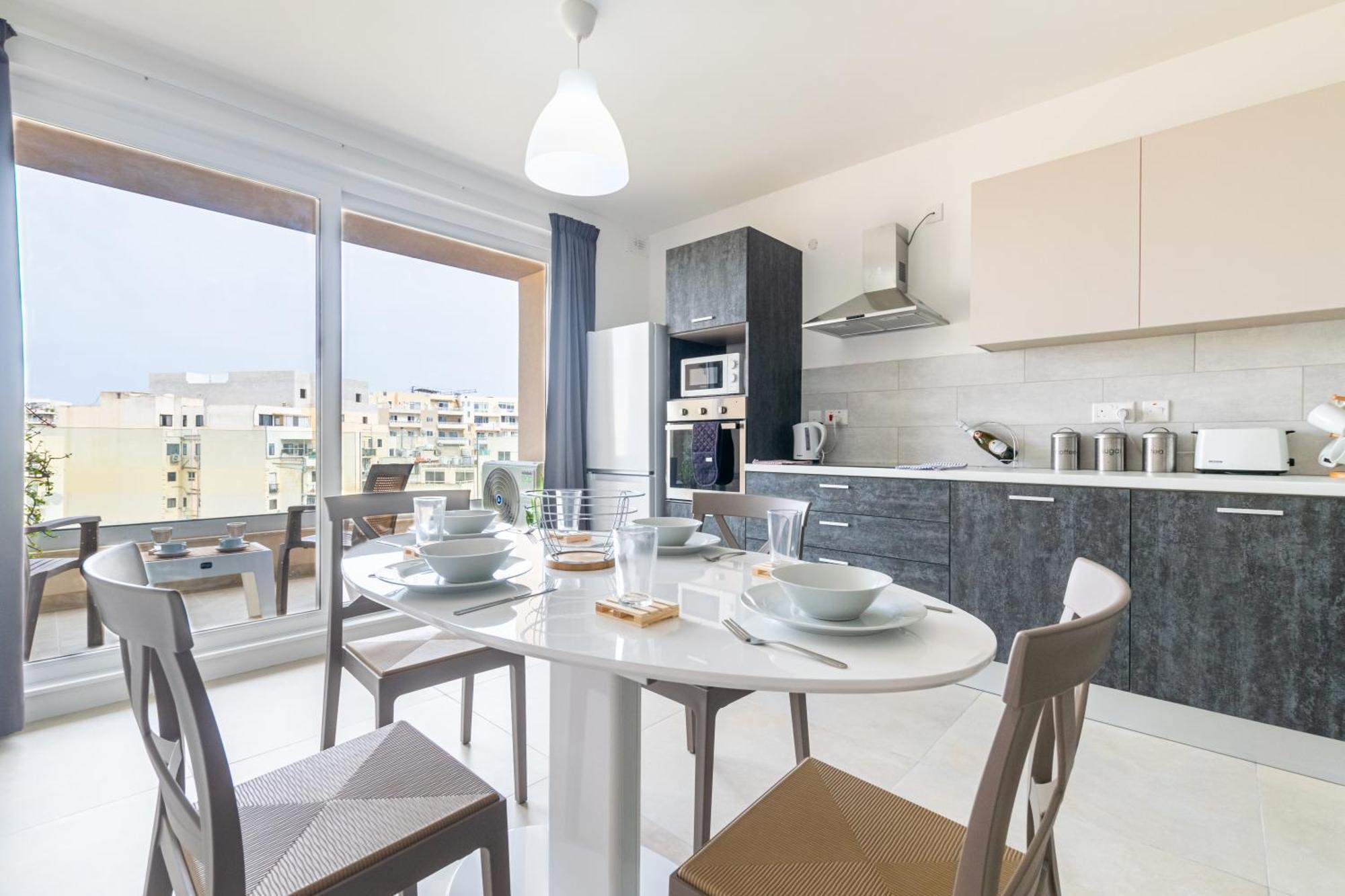 Spacious Brand New Apartment Hc Balcony 3 Bdr 2 Bth Bugibba St. Paul's Bay Dış mekan fotoğraf
